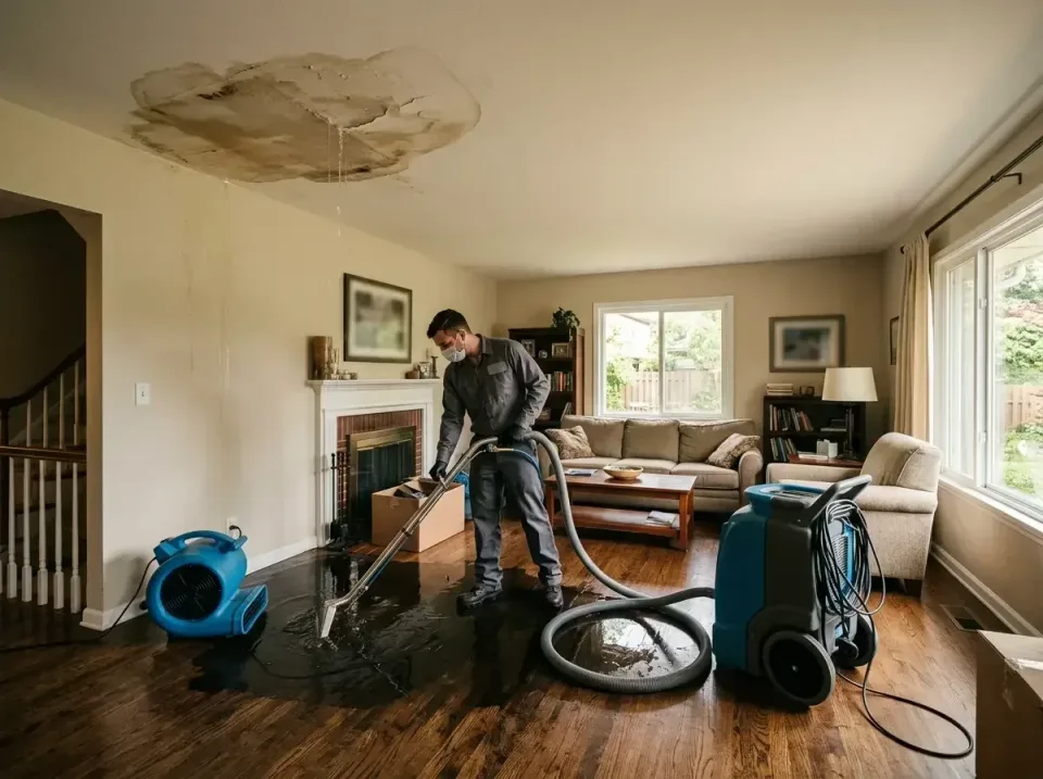 attic-pipe-burst-ceiling-drip-008 — frequently asked questions, Water Damage Restoration & Carpet Care in Spring Grove, PA